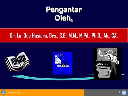 Dr. La Ode Hasiara, Drs., S.E., M.M., M.Pd., Ph.D., Ak., CA.