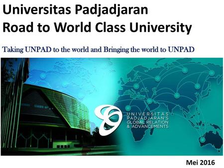 Universitas Padjadjaran Road to World Class University