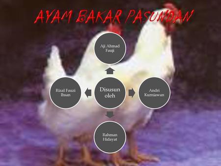 Ayam Bakar Pasundan Disusun oleh Aji Ahmad Fauji Andri Kurniawan