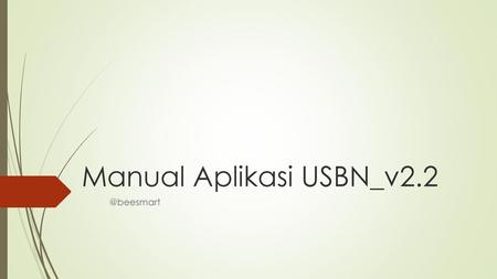 Manual Aplikasi USBN_v2.2