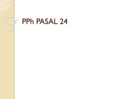 PPh PASAL 24.