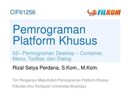 Pemrograman Platform Khusus