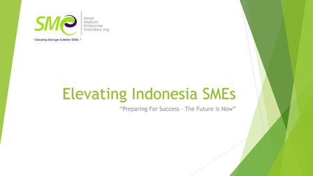 Elevating Indonesia SMEs