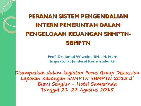 Prof. Dr. Jamal Wiwoho, SH., M. Hum