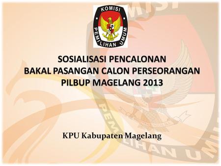 KPU Kabupaten Magelang