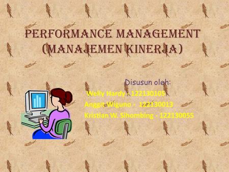 Performance Management (Manajemen Kinerja)