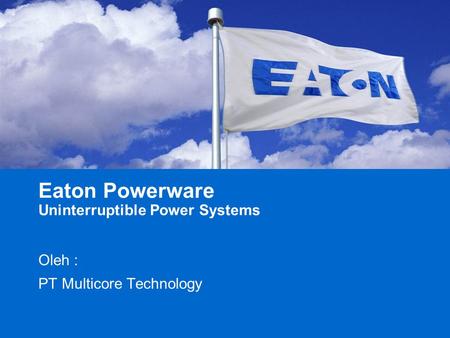 Eaton Powerware Uninterruptible Power Systems