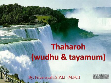 Thaharoh (wudhu & tayamum)