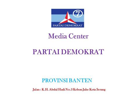Media Center PARTAI DEMOKRAT
