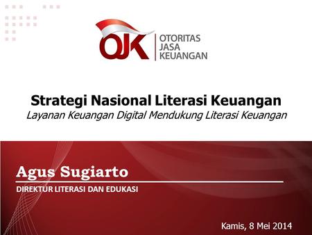 Strategi Nasional Literasi Keuangan