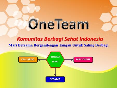 OneTeam Komunitas Berbagi Sehat Indonesia