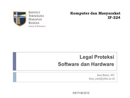 Legal Proteksi Software dan Hardware
