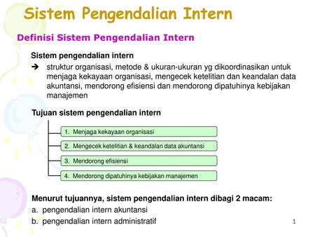 Sistem Pengendalian Intern