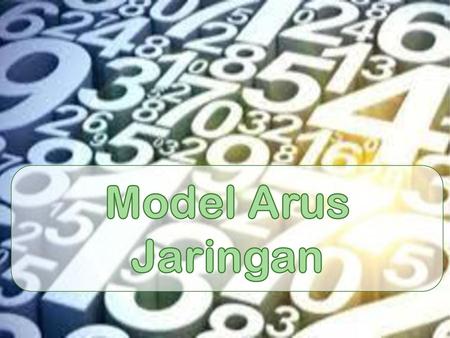 Model Arus Jaringan.