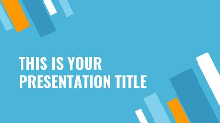 THIS IS YOUR PRESENTATION TITLE. INSTRUCTIONS FOR USE EDIT IN POWERPOINT® Go to the File menu and select Download as Microsoft PowerPoint. You will get.