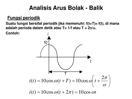 Analisis Arus Bolak - Balik