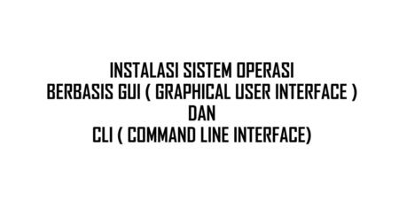 APA ITU SISTEM OPERASI ??? Sistem Operasi adalah perangkat lunak komputer atau software yang bertugas untuk melakukan kontrol dan manajemen perangkat.