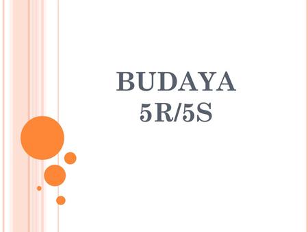 BUDAYA 5R/5S.