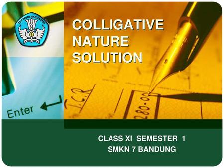 COLLIGATIVENATURE SOLUTION