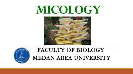 FACULTY OF BIOLOGY MEDAN AREA UNIVERSITY