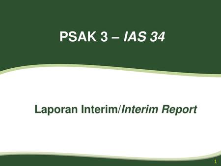 Laporan Interim/Interim Report