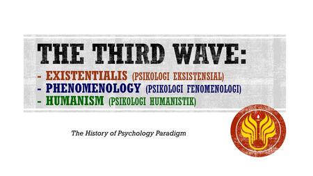 The History of Psychology Paradigm