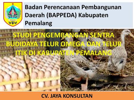 Badan Perencanaan Pembangunan Daerah (BAPPEDA) Kabupaten Pemalang