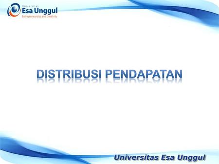 DISTRIBUSI PENDAPATAN