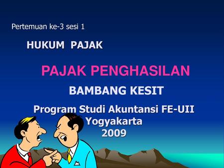 Program Studi Akuntansi FE-UII Yogyakarta 2009