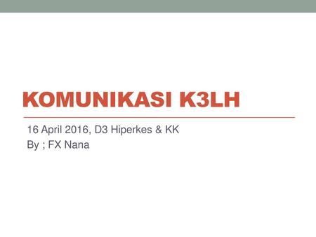 16 April 2016, D3 Hiperkes & KK By ; FX Nana