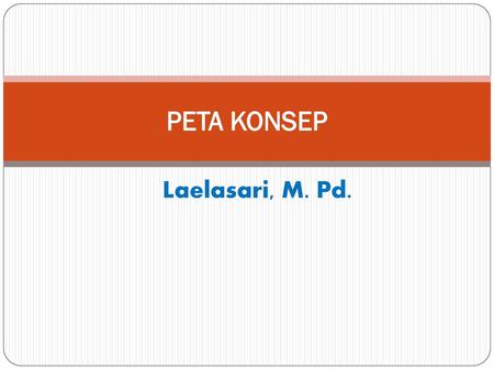 PETA KONSEP Laelasari, M. Pd..