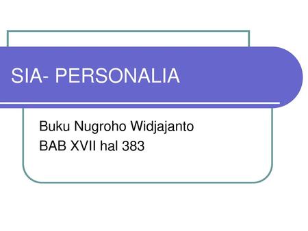 Buku Nugroho Widjajanto BAB XVII hal 383