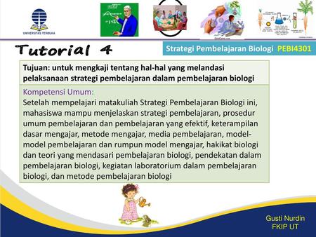 Strategi Pembelajaran Biologi PEBI4301