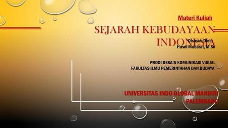SEJARAH KEBUDAYAAN INDONESIA