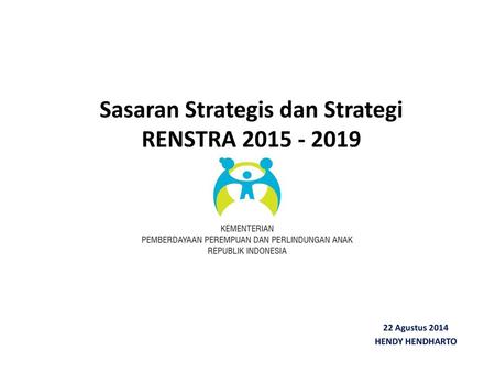 Sasaran Strategis dan Strategi RENSTRA