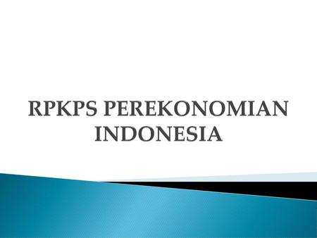 RPKPS PEREKONOMIAN INDONESIA