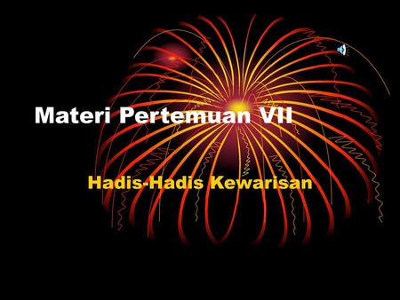 Hadis-Hadis Kewarisan