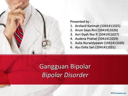 Gangguan Bipolar Bipolar Disorder