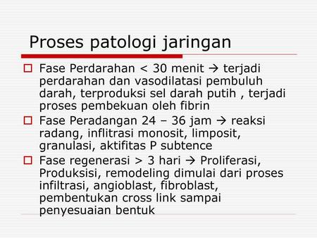 Proses patologi jaringan