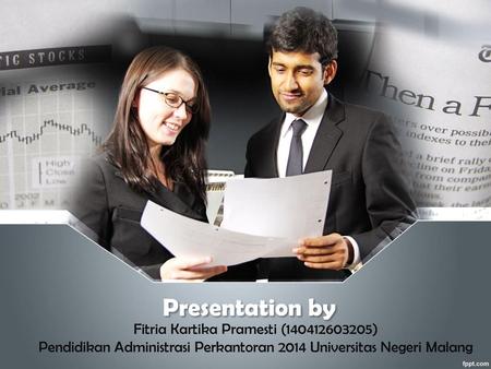 Presentation by Fitria Kartika Pramesti ( )