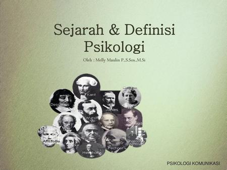 Sejarah & Definisi Psikologi