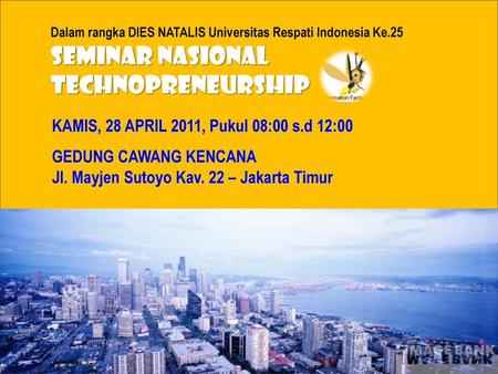 Seminar nasional Technopreneurship