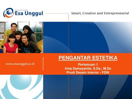 Irma Damayantie, S.Ds., M.Ds Prodi Desain Interior - FDIK