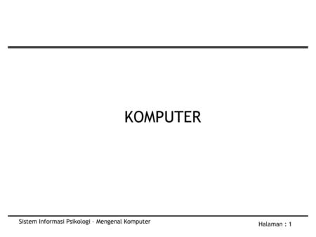 KOMPUTER.