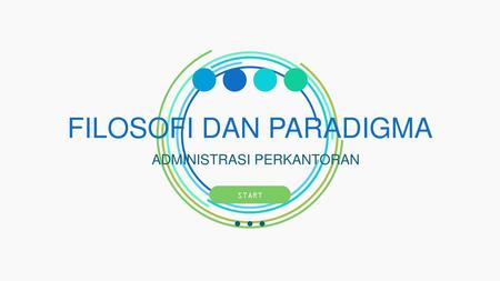 FILOSOFI DAN PARADIGMA