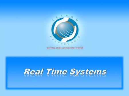 Real Time Systems.