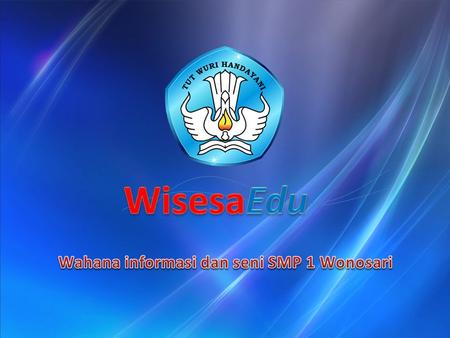 Wahana informasi dan seni SMP 1 Wonosari
