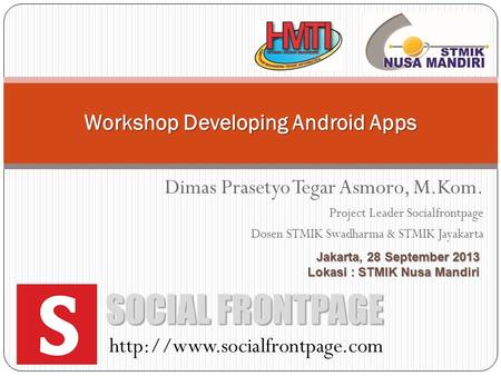 Workshop Developing Android Apps