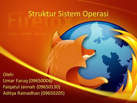 Struktur Sistem Operasi