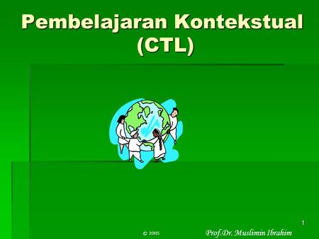 Pembelajaran Kontekstual (CTL)